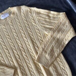 Vintage Jantzen Cable Knit Crewneck Sweater